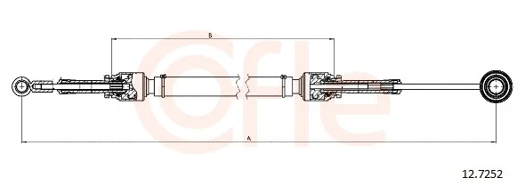 Tažné lanko, ruční převodovka