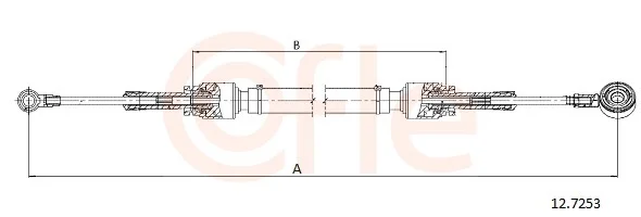 Tažné lanko, ruční převodovka
