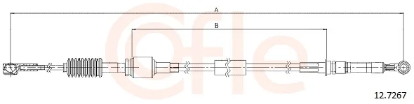 Tažné lanko, ruční převodovka