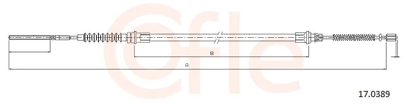 Tažné lanko, parkovací brzda