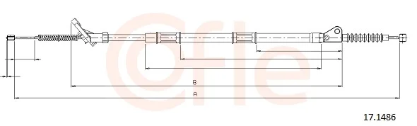 Tažné lanko, parkovací brzda
