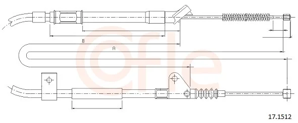 Tažné lanko, parkovací brzda