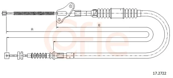 Tažné lanko, parkovací brzda