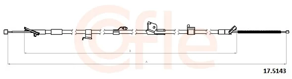 Tažné lanko, parkovací brzda