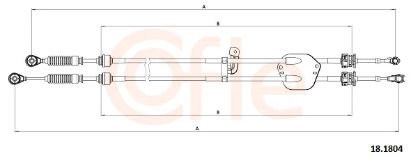 Tažné lanko, ruční převodovka