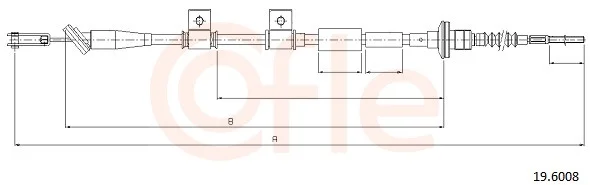 Tažné lanko, ovládání spojky