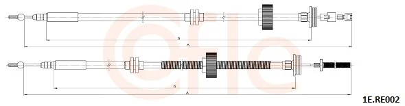 Tažné lanko, parkovací brzda