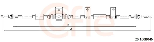 Tažné lanko, parkovací brzda