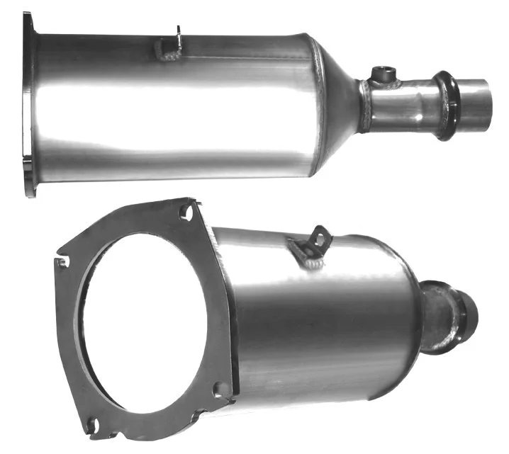 Filtr sazových částic, výfukový systém