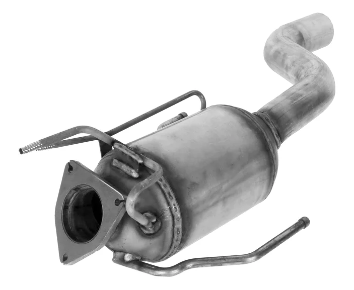 Filtr sazových částic, výfukový systém