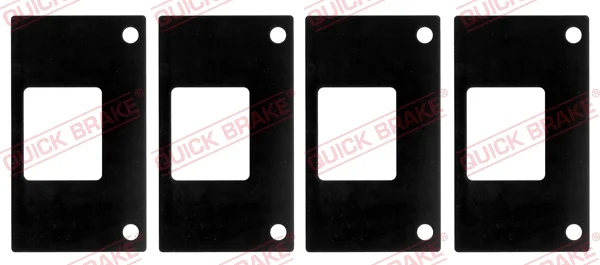 Protihluková fólie, brzdové obložení (posunovací deska)