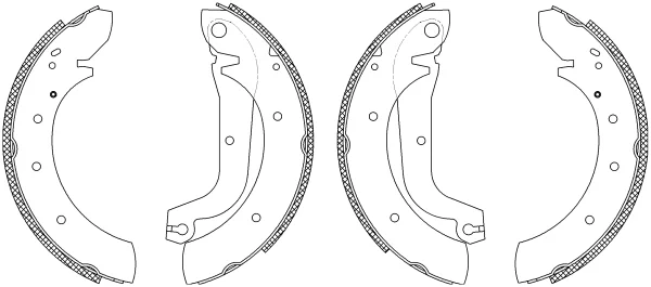 Sada brzdových čelistí Shoe Kit