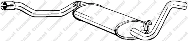 Zadní tlumič výfuku