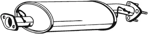 Střední tlumič výfuku