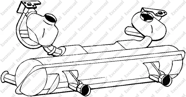 Zadní tlumič výfuku