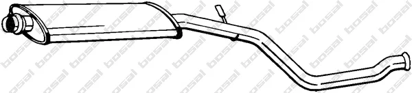 Střední tlumič výfuku