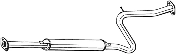 Střední tlumič výfuku