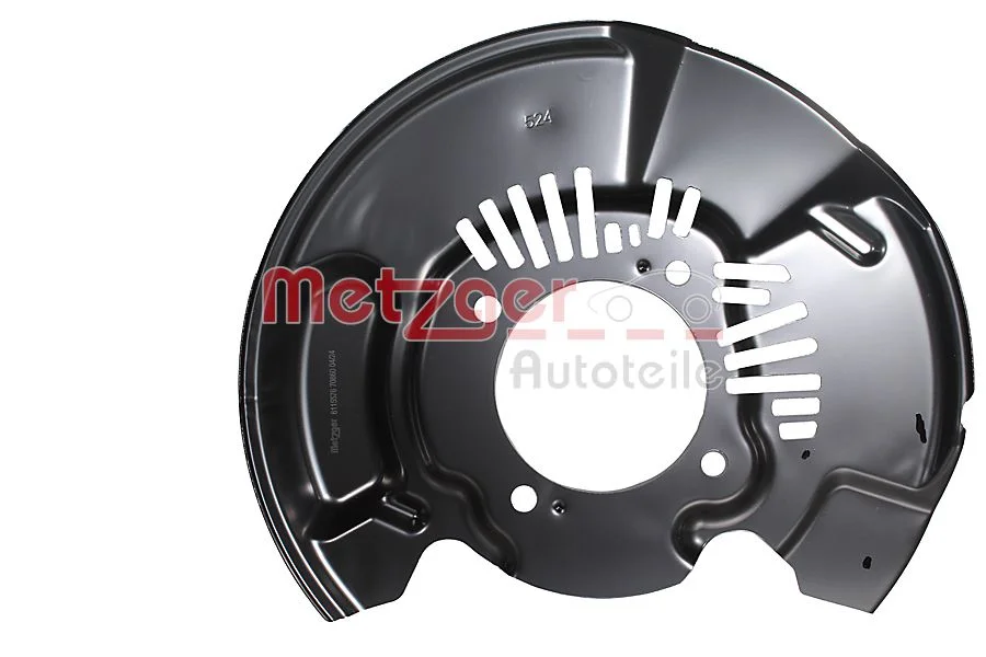 Ochranný plech proti rozstřikování, brzdový kotouč