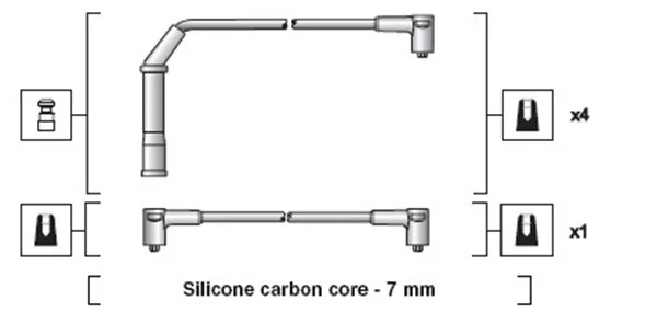 Sada kabelů pro zapalování