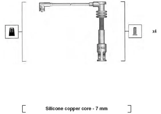 Sada kabelů pro zapalování