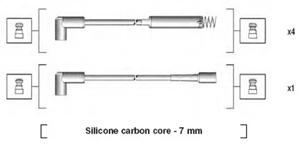 Sada kabelů pro zapalování