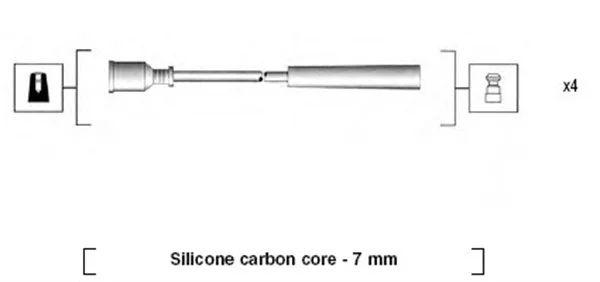 Sada kabelů pro zapalování