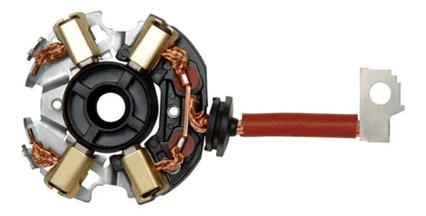 Držák, uhlíkové kartáče