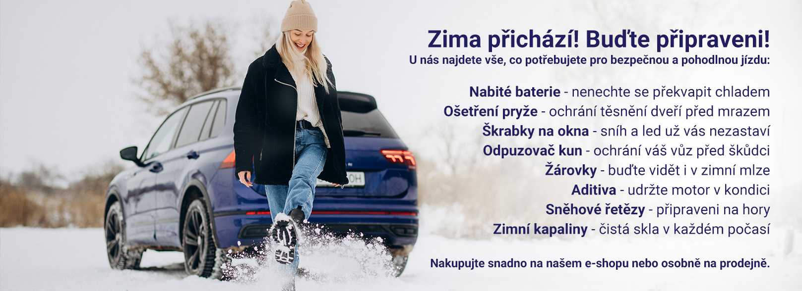 Zima je tady